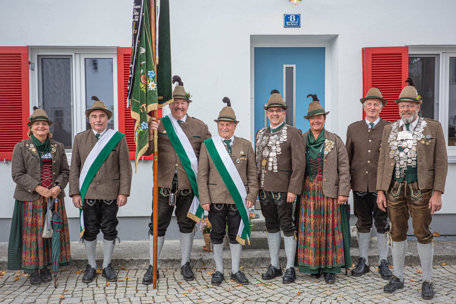 150-Jahre SV Roßhaupten Feier Abordnung