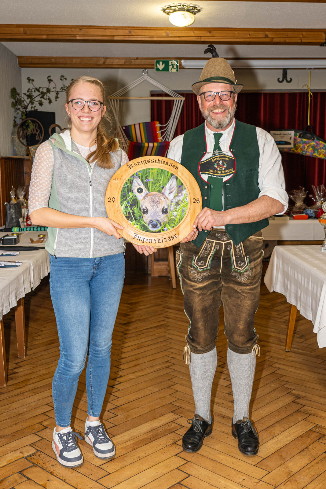 Übergabe Ehrenscheibe Jugend - SV-Buching-Berghof