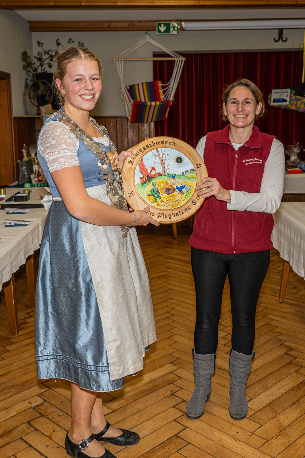 Übergabe Ehrenscheibe Schüler - SV-Buching-Berghof
